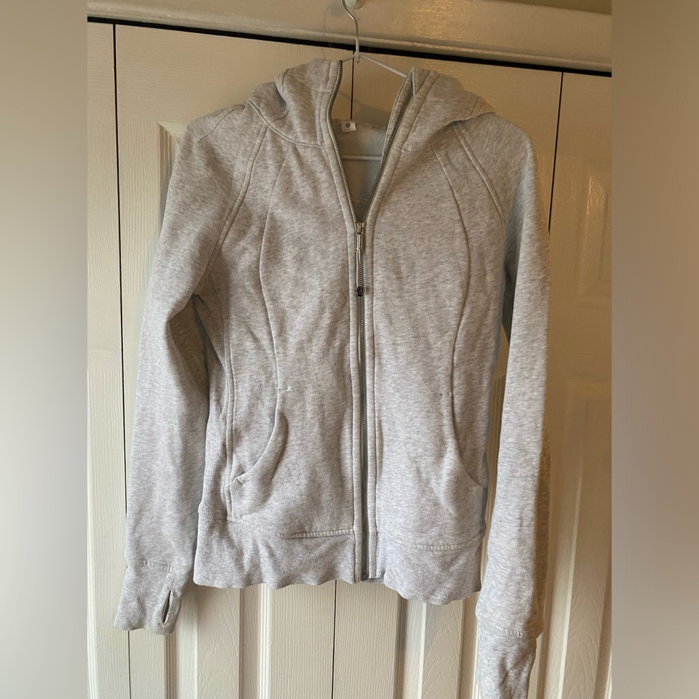 SOLD lululemon athletica Gray Zip-Up Hoodie